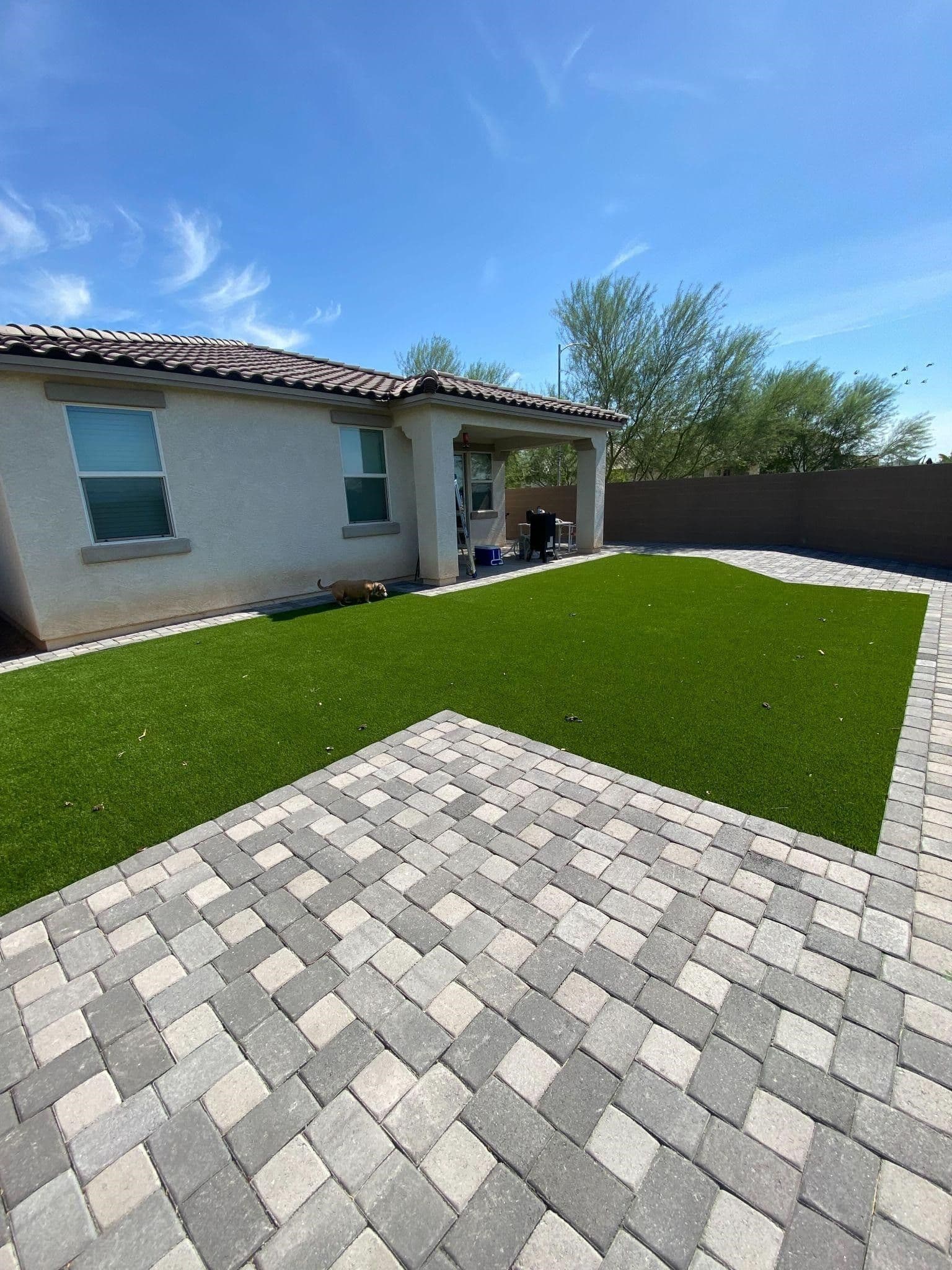 backyard-with-synthetic-grass-az