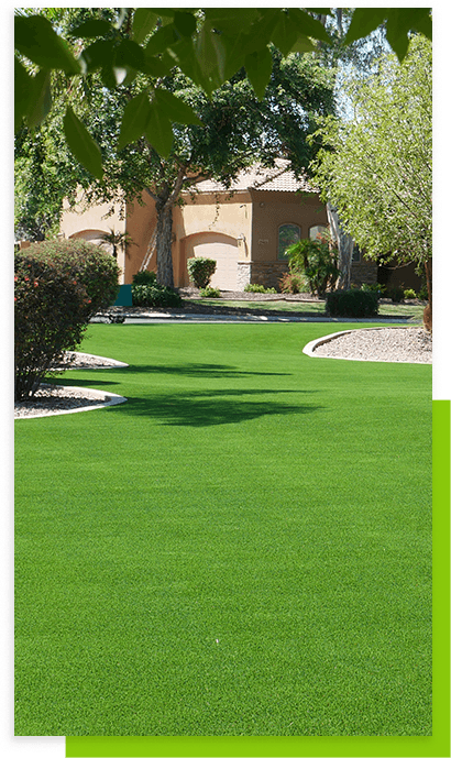lushrous-green-lawn-with-bushes-tree-and-house