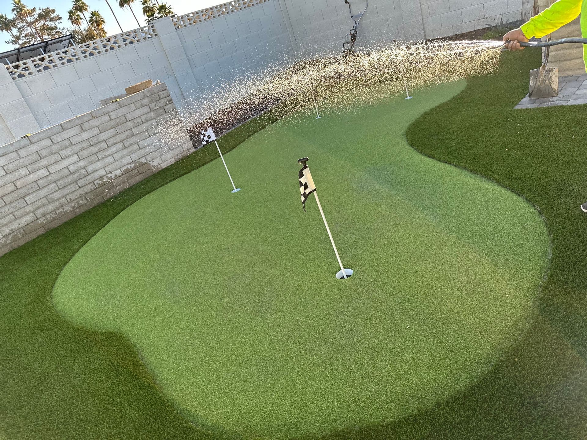 putting greens image 2 process